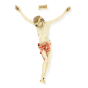 Jesus Corpus for Crucifix – 9 1/2" Full Color Resin with Red Garment & INRI, Made in Italy * (Minimum quantity purchase is 1)