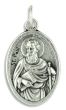  St Paul / Pray for Us - Die-Cast Italian Silver Plated 1 inch (Minimum quantity purchase is 3)