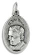  St John Bosco / Pray for Us - Die-Cast Italian Silver Plated 1" (Minimum quantity purchase is 1)