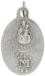 4 - Way Cross / "I AM CATHOLIC" Medal - Italian Silver OX 1 inch  (Minimum quantity purchase is 3)