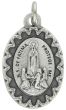 Our Lady of Fatima Medal with Scalloped Edge - 1" Made in Italy - Closeout Sale*  (Minimum quantity purchase is 2)