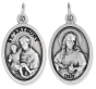  St Anthony / Sacred Heart of Jesus Medal - 1"  (Minimum quantity purchase is 2)