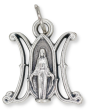 Miraculous Medal "M" Medal - 13/16"    (Minimum quantity purchase is 2)