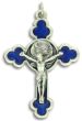  Orthodox / Byzantine Crucifix - with Rose -  1 7/8"     (Minimum quantity purchase is 1)
