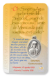  Divine Mercy Jesus Prayer Card with Medal - Spanish   (Minimum quantity purchase is 1)