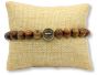 Saint Benedict Wood Bead Stretch Unisex Bracelet  (Minimum quantity purchase is 1)