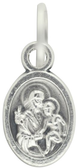  St Joseph / Ruega por Nostros Medal - Oxidized 1/2 inch    (Minimum quantity purchase is 3)