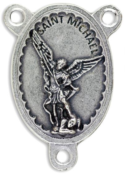    St Michael / Protect Us Centerpiece - 1 1/8"  (Minimum quantity purchase is 2)