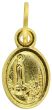 Our Lady of Fatima / Sacred Heart of Jesus Medal, Gold Tone - 1/2"   (Minimum quantity purchase is 3)
