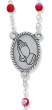 Holy Family 14" Rosary Necklace  with Color Image Metal Case   (Minimum quantity purchase is 1) 