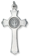   St. Benedict Flared Edge Crucifix,  - 2 1/8", .38 cm Thick (Minimum quantity purchase is 1)