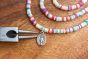 Multicolor Polymer Clay Beads for Bracelet Making - 4 mm, 16" strand - Closeout Sale *   (Minimum quantity purchase is 3)