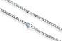 1.4mm Stainless Steel Curb Chain with Lobster Clasp - 24"
