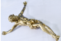Jesus Corpus for Crucifix – Extra Large 13 3/8" Bronze Finish Resin & INRI, Made in Italy *  (Minimum quantity purchase is 1)