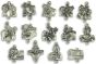 Stations of the Cross Medals Parts Set of 14 - Made in Italy * (Minimum quantity purchase is 1) 