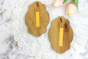 Sacred Heart and Immaculate Heart, Set of Two Wall Plaques - 5 x 3.5" Each    (Minimum quantity purchase is 1)