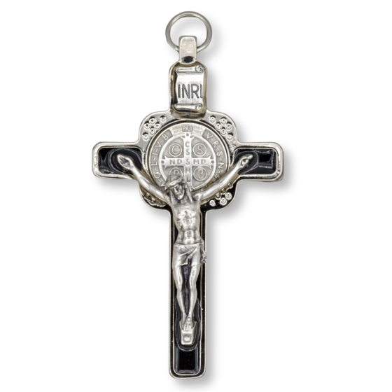   St Benedict Crucifix Pendant,  - 3 1/4"   (Minimum qty. purchase is 1) 