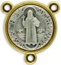   St. Benedict Center Piece  - Two Tone - 5/8" (Minimum quantity purchase is 1)