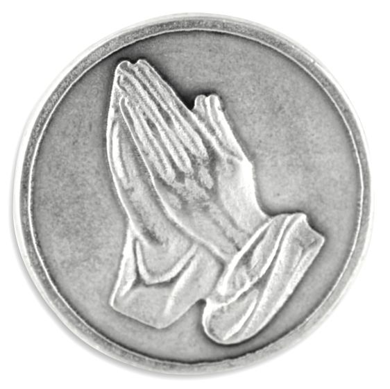 Praying Hands / The Gloria Prayer Pocket Token    (Minimum quantity purchase is 1)
