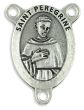 St Peregrine Oval Centerpiece - Silver Ox, 1-1/16"   (Minimum quantity purchase is 2)