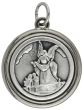  St Michael / Guardian Angel Round Medal  - 3/4"     (Minimum quantity purchase is 1)