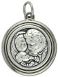 Holy Spirit / Holy Family Round Medal  - 1"  (Minimum quantity purchase is 1)
