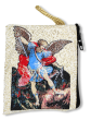 St Michael Rosary Pouch - 2.5 x 3"