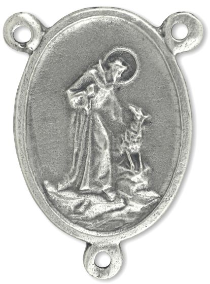   St Anthony / St Francis Rosary Center Piece - 7/8" (Minimum quantity purchase is 3)