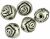    Rose Bud Metal Image Bead - 7mm - pkg of 12 (Minimum quantity purchase is 1)