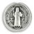  St Benedict Round Metal Rosary Beads - 6mm Pkg 12   (Minimum quantity purchase is 1)