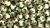 White Cloisonne Beads -  7mm - pkg of 60 *  (Minimum quanity purchase of 1) 