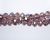Glass Crystal Rondelle Beads 6 x 8 mm, Amethyst - 16 inch strand  AB   (Minimum quantity purchase is 1) 