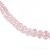   Glass Crystal Rondelle Beads 6 x 8 mm - Petal Pink - 16 inch strand *  (Minimum quantity purchase is 1) 