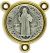   St. Benedict Center Piece  - Two Tone - 5/8