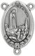  Our Lady of Fatima Soil Relic Center Piece - Large  1 7/16