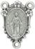  Ornate Oval Miraculous Medal Rosary Center    (Minimum quantity purchase is 2)