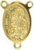  St Anne of Beaupre Rosary Centerpiece with Relic, Gold Tone - 1 Inch (Minimum quantity purchase is 1)