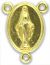 Our Lady of Grace / Catholic Coat of Arms Gold Tone Centerpiece - 13/16