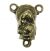 Madonna and Child / Jesus Rosary Center Piece - Bronze  (Minimum quantity purchase is 6)
