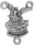 St Michael the Archangel Unique Centerpiece - Silver Ox, 7/8