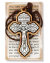 Pardon Indulgence Crucifix Pendant with Olivewood Outline- 2 1/2