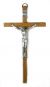  Simple Italian-Made Wooden Wall Crucifix - 12