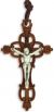   Olive Wood Laser Cut Orthodox/ Byzantine Crucifix - 1.5