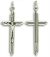 Rosary Crucifix - 3 Bar Silver Oxidized 3.8 cm   (Minimum quantity purchase is 2)