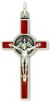 Red Holy Spirit Crucifix - 1 1/2