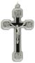  Large Stations of the Cross Crucifix - Black Inlay - Bikers Favorite! (Minimum quantity purchase is 1)