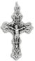   Ornate Fleur-de-Lis Crucifix 2 inch *   (Minimum quantity purchase is 3)