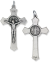  St. Benedict Flared Edge Crucifix 2 inch   (Minimum quantity purchase is 1)