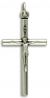  Simple Cylinder Crucifix - 1 1/4 inch *   (Minimum quantity purchase is 5)
