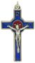 Blue and Red Enamel Holy Spirit Crucifix  (Minimum quantity purchase is 1)